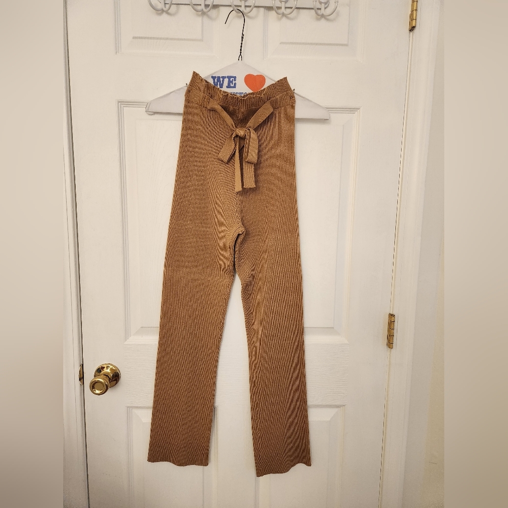 LPA, Knit Pants, High Waisted, XXS, Khaki